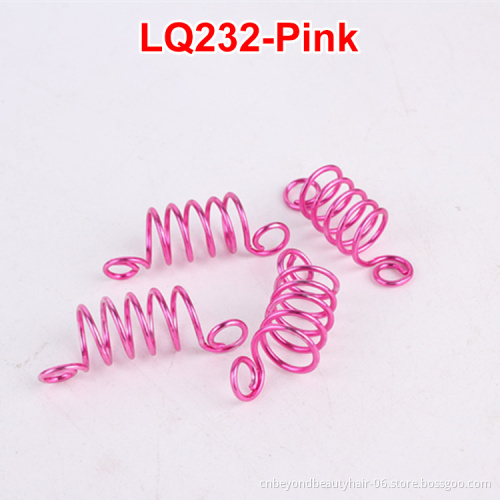 Colorful  Dreadlocks beads Metal Hair Braiding Beads for Hair Accessory Hair Extension Tools